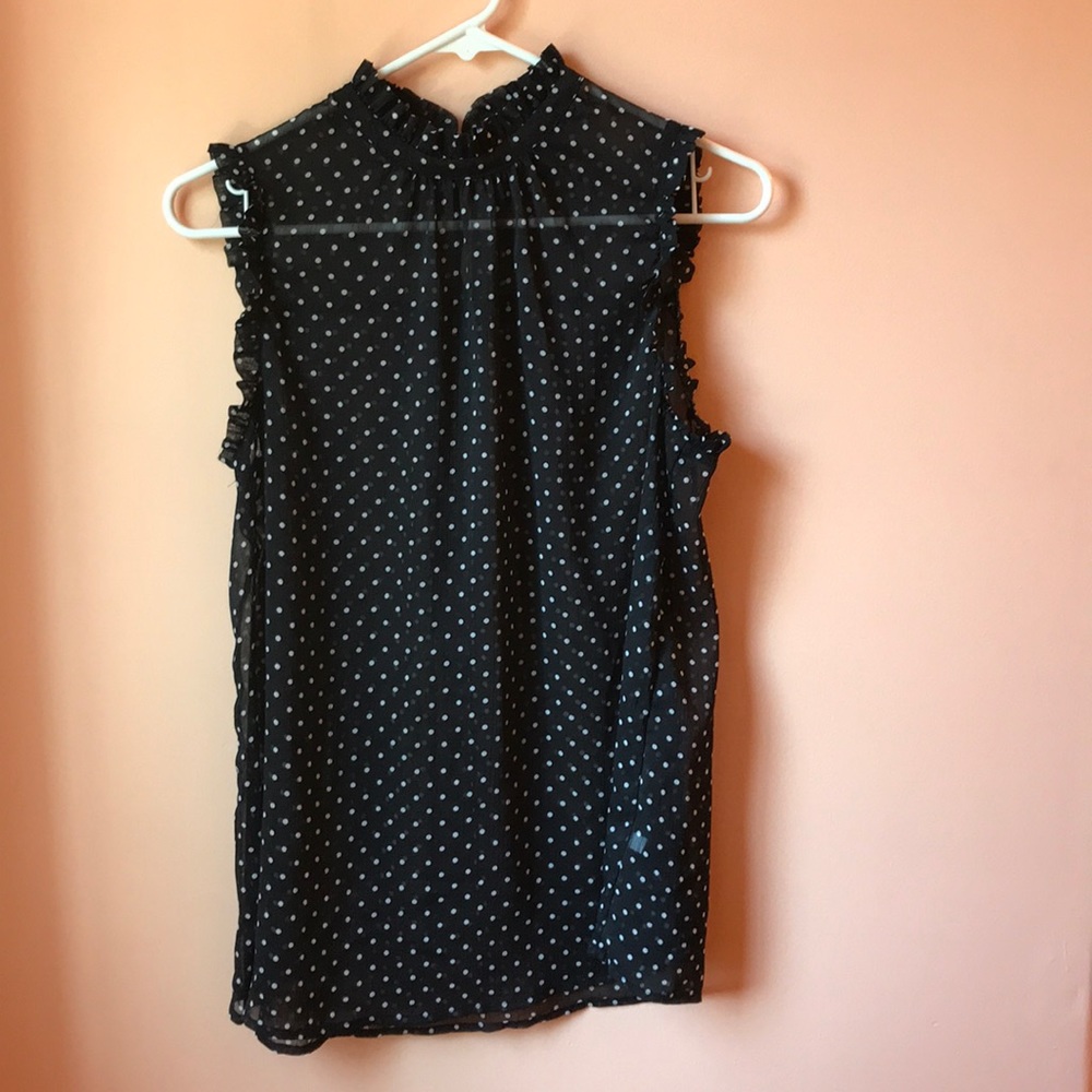 Sheer Polka- Dot Top